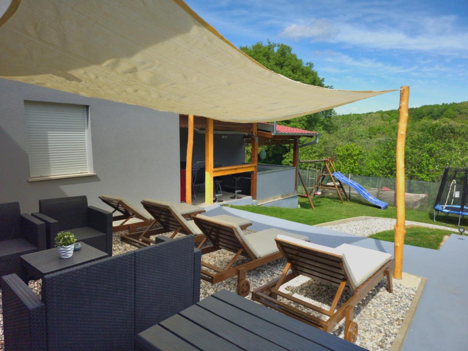 Apartman Goga With Pool And Jacuzzi Labin  Buitenkant foto